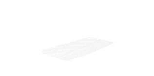 Kühlakku 41 x 21 cm, H: 2,5 cm , Weiß