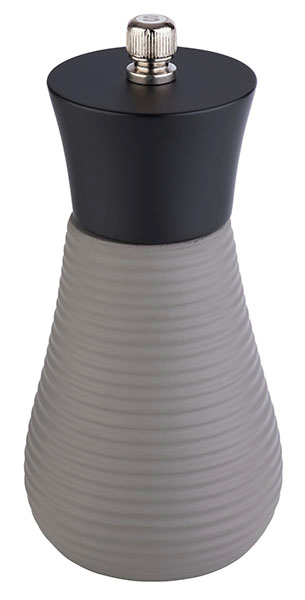 Salzmühle -ELEMENT- Ø 7,5 cm, H: 15,5 cm , Schwarz