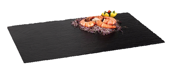 GN 1/1 Naturschieferplatte 53 x 32,5 cm , Schwarz