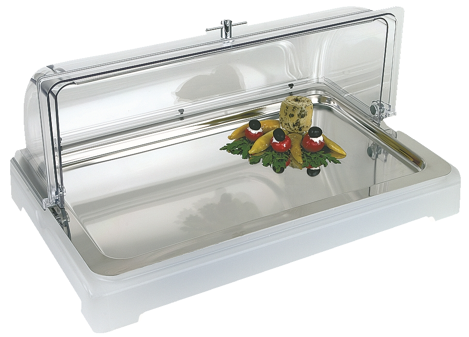 Kühlbox -TOP FRESH GN 1/1- 56,5 x 35 cm, H: 6,5 cm , Weiß