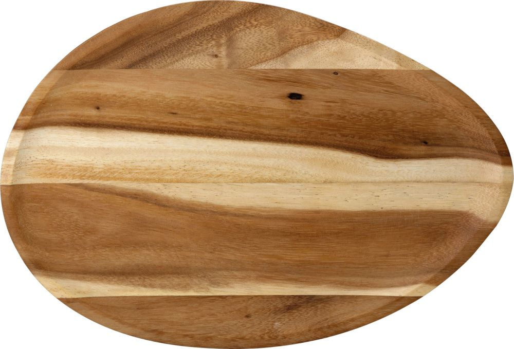 Steelite Holz-Platte groß oval 422 x 290 mm Stage