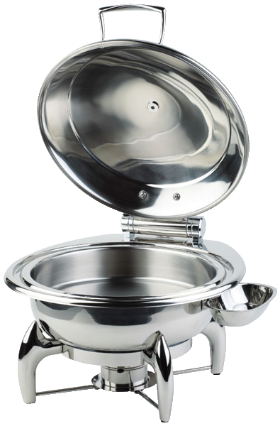 Chafing Dish -GLOBE- Ø 38,5 cm, H: 34 cm, 6 Liter , Edelstahl