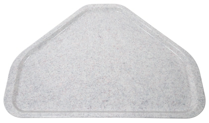 Kantinen-Tablett granitgrau 34 x 48 cm,  glasfaserverstärkt
