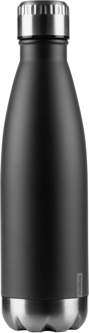 Edelstahl-Isolierflasche 0,5 l schwarz - Helios Enjoy -
