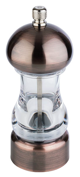 Salzmühle -COPPER- Ø 6 cm, H: 15 cm , Kupfer
