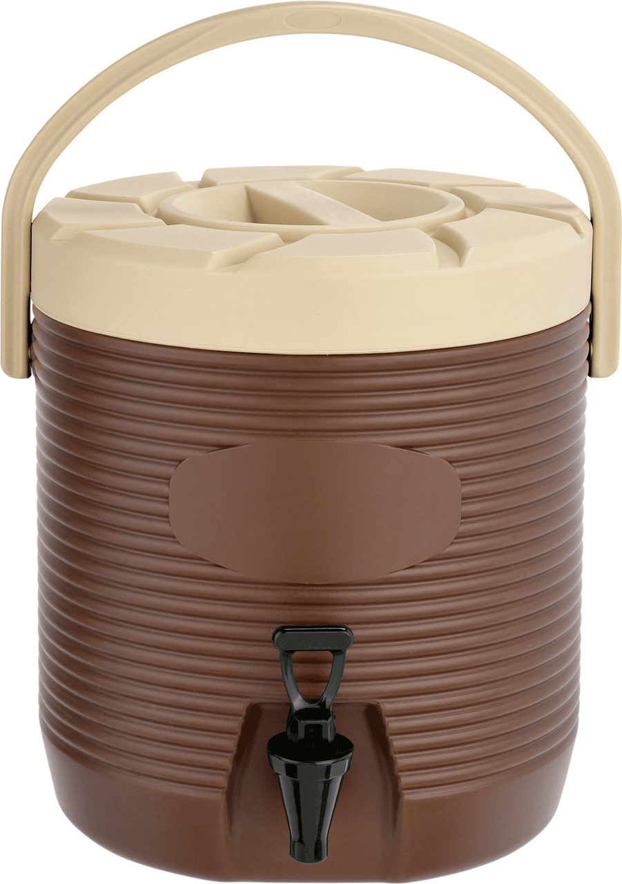 Thermogetränkebehälter, 17 ltr., braun, Ø 30 cm, Kunststoff