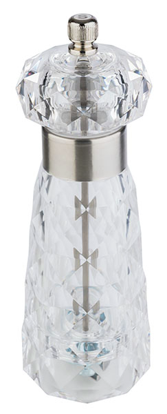 Salzmühle -DIAMOND- Ø 6 cm, H: 18 cm
