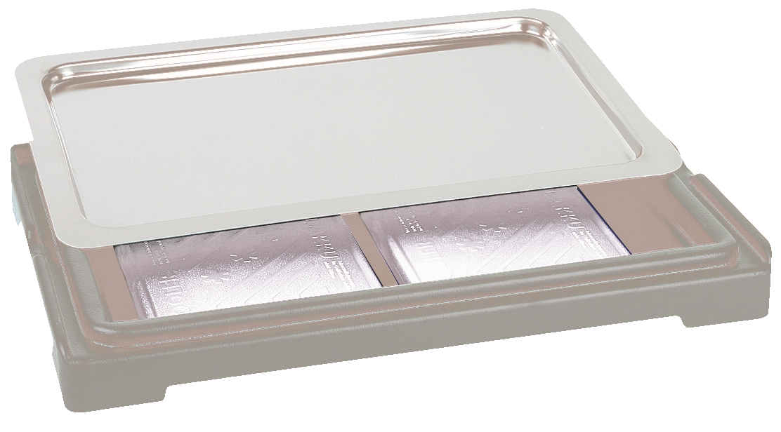 Kühlbox -TOP FRESH GN 1/1- 56,5 x 35 cm, H: 6,5 cm , Weiß