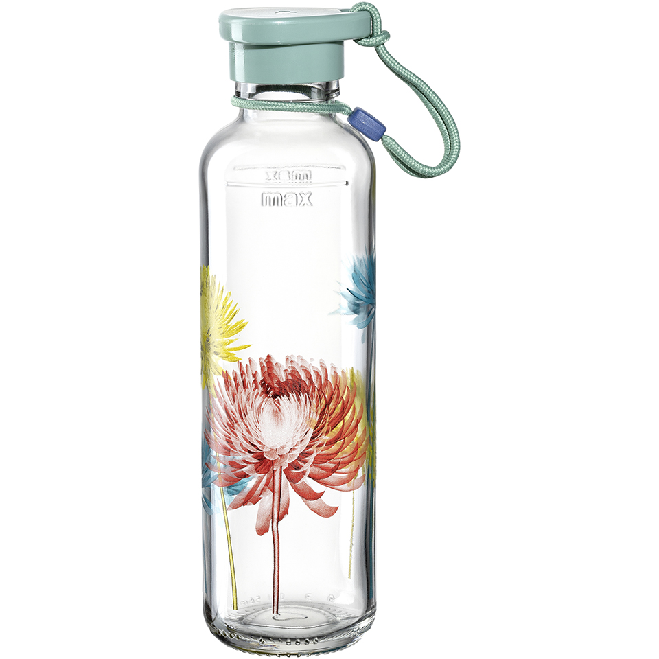 PRÄSENT - LEONARDO Flower - Flasche 0,5l mint 
