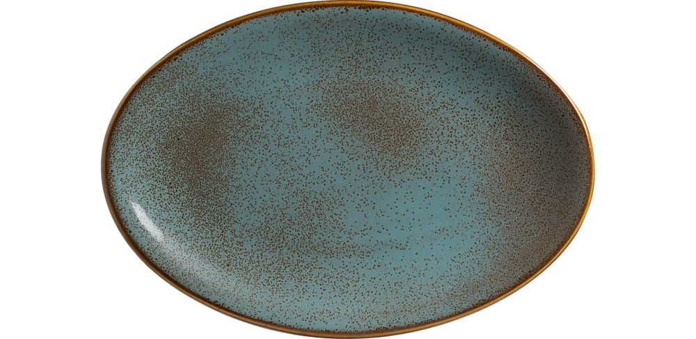 Steelite Platte oval 255 x 190 mm Tacana Azul Anfora Alma