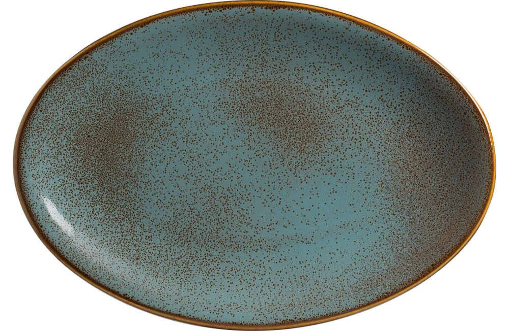 Steelite Platte oval 340 x 230 mm Tacana Azul Anfora Alma