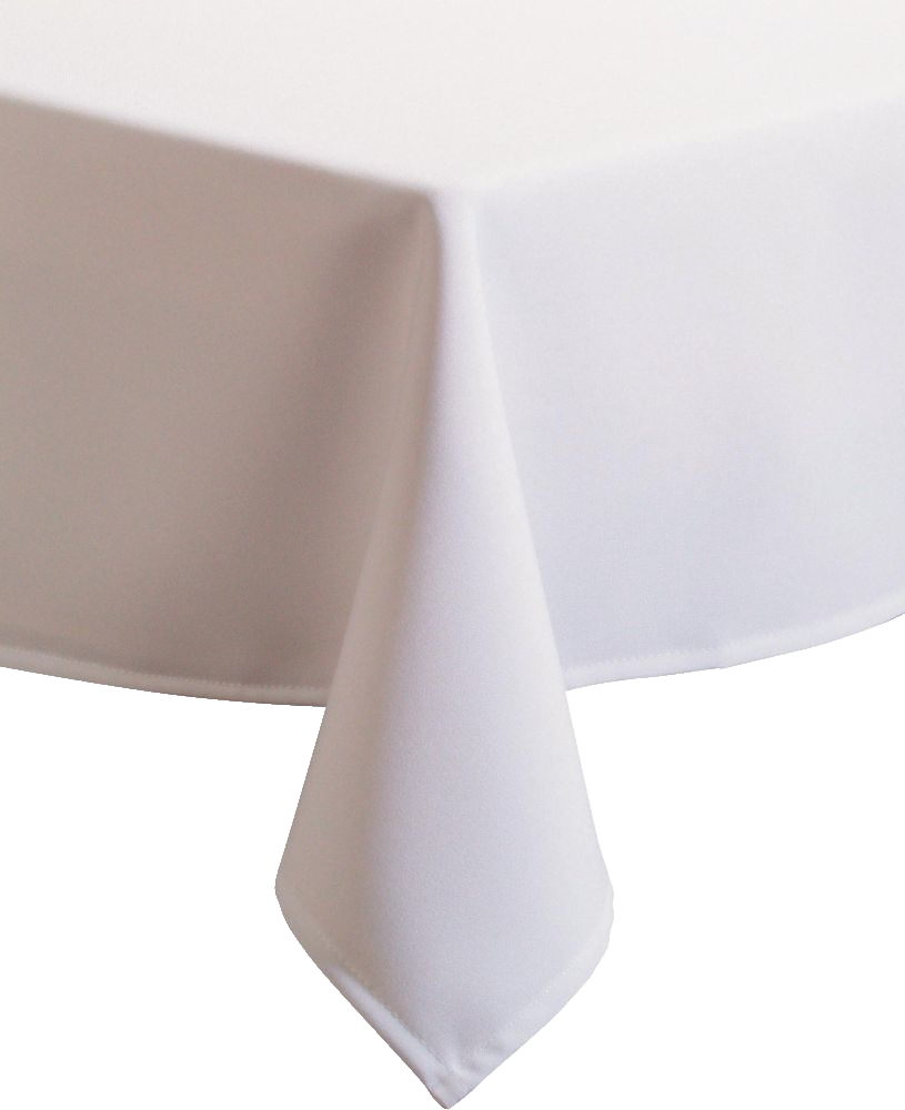 Tischdecke "Excaliber" 140x140cm weiß