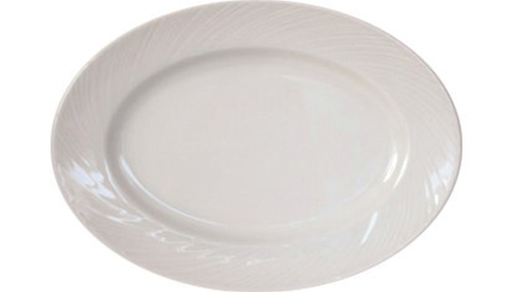 Steelite Platte oval 280 mm weiß Spyro