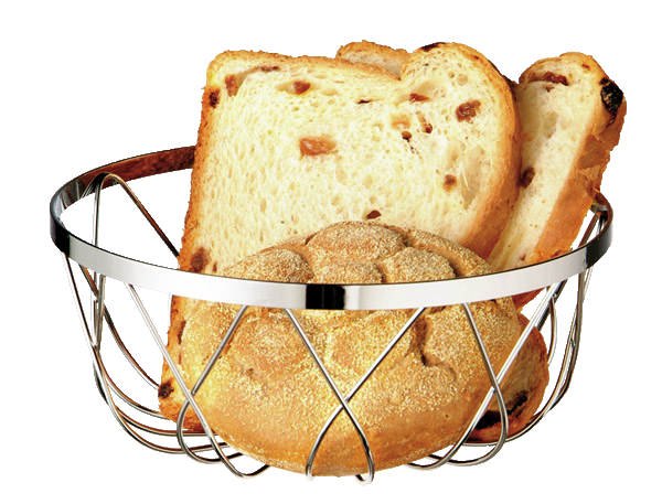 Brot- und Obstkorb Ø 18 cm, H: 7,5 cm , Edelstahl
