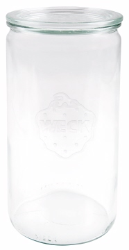 Weck Stangenglas 1590 ml mit Deckel RR100 4er Karton