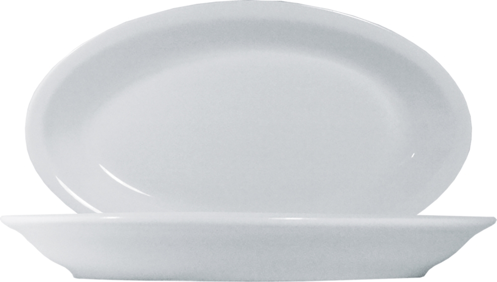 Roma White Platte oval 24cm *