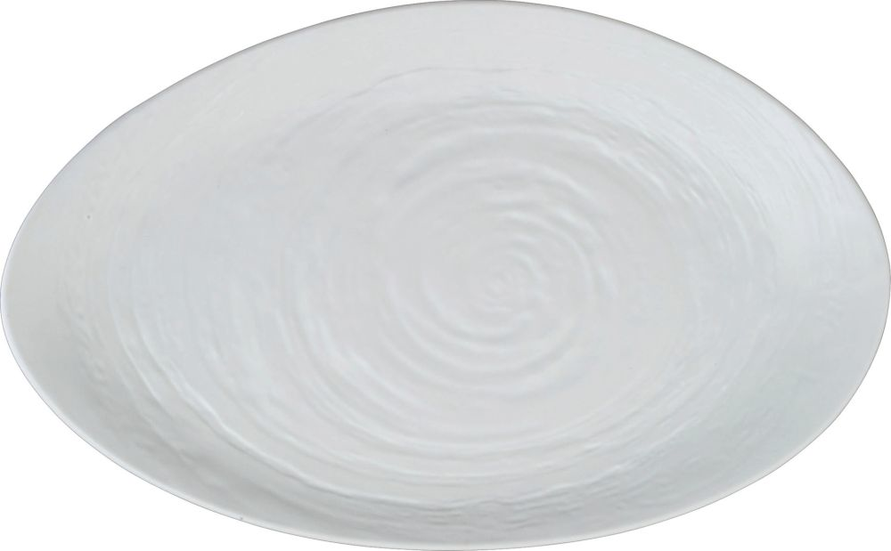 Steelite Platte oval 400 x 242 mm weiß Scape Melamine