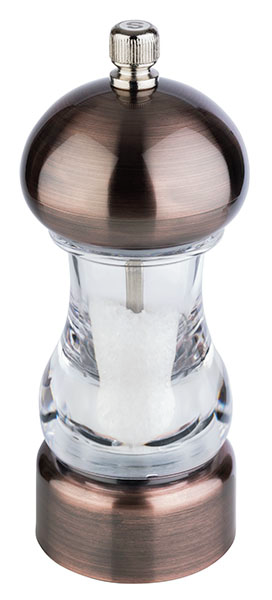Salzmühle -COPPER- Ø 6 cm, H: 15 cm , Kupfer